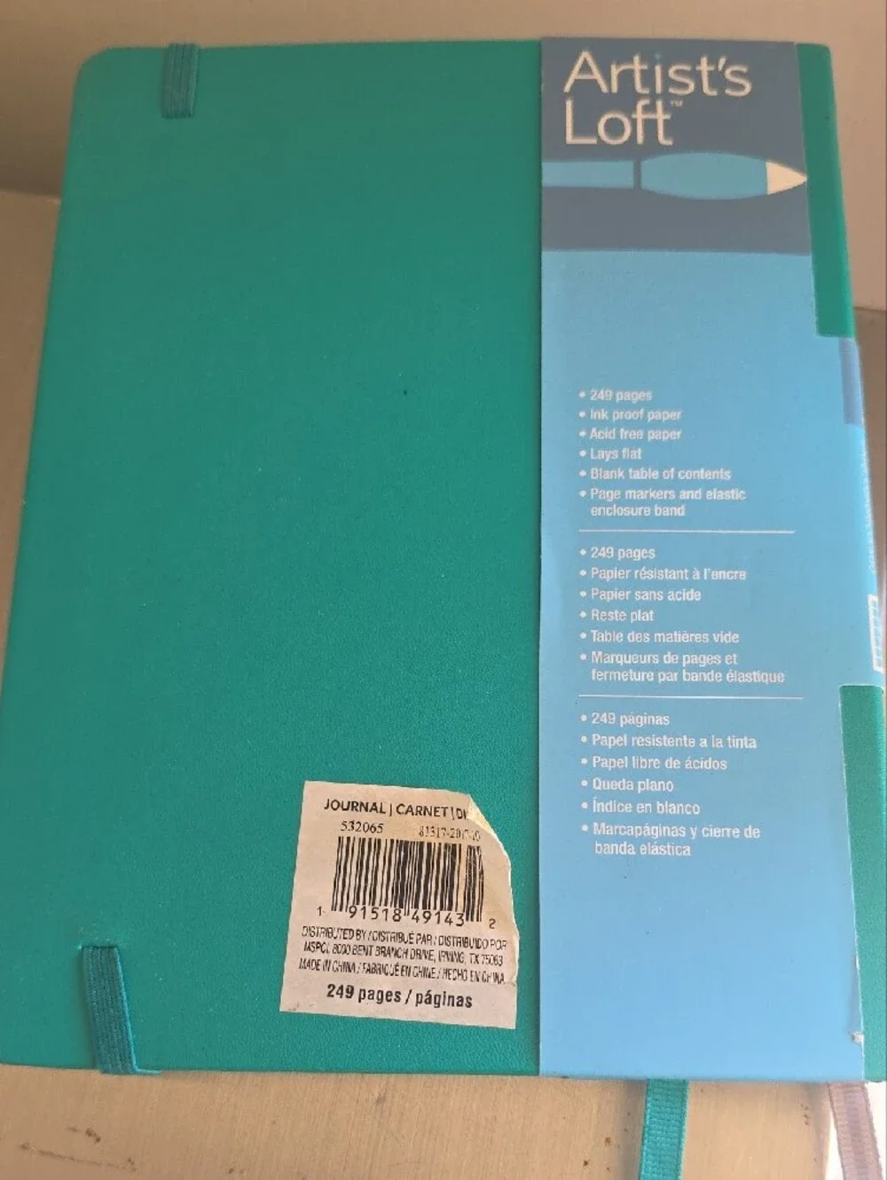 Teal Grid Journal